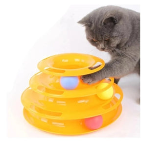 Brinquedo Torre de Bolinhas para Gatos