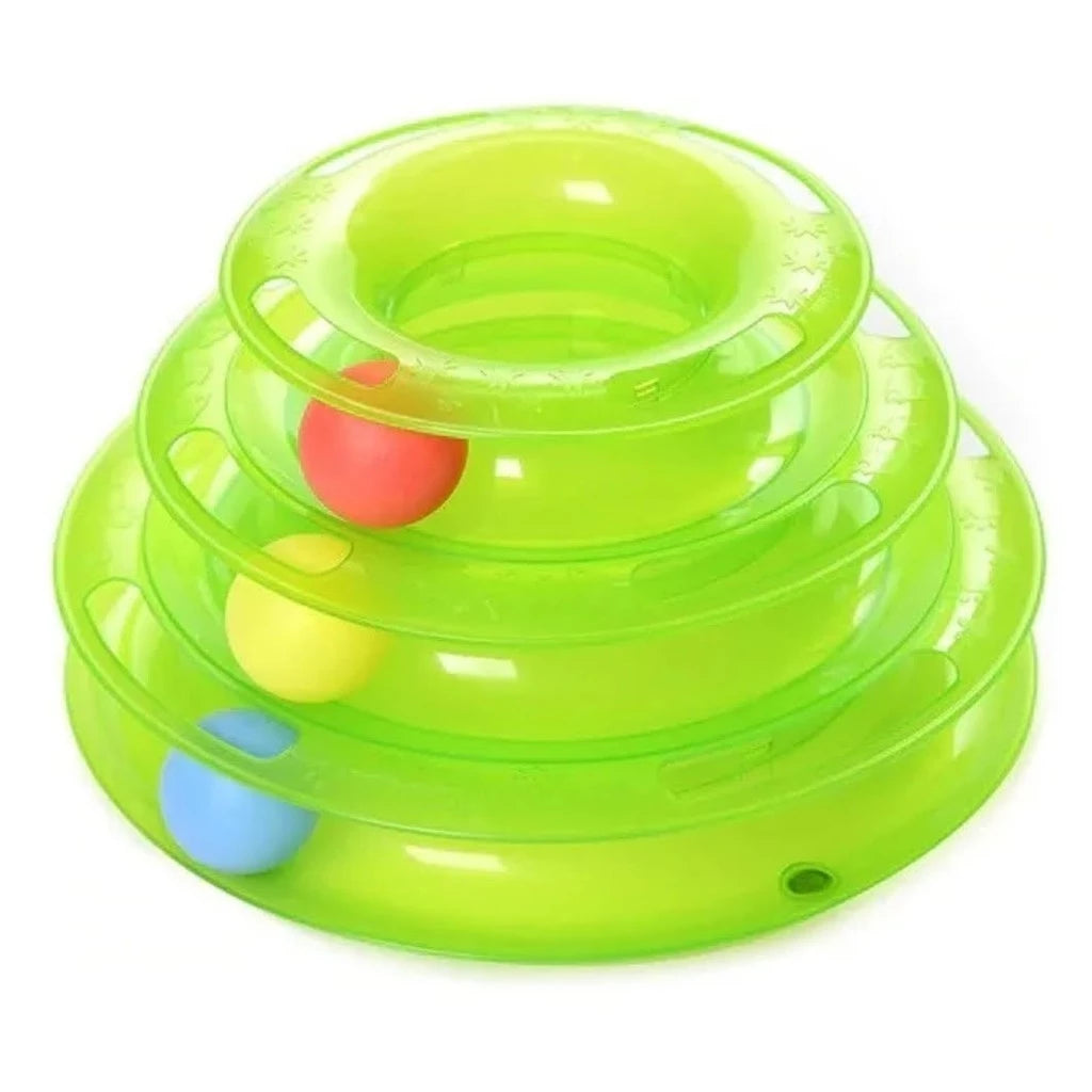 Brinquedo Torre de Bolinhas para Gatos