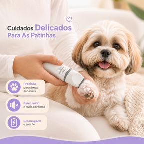 GroomPro 4 em 1™ | Kit Máquina de Tosa Recarregável para Pets
