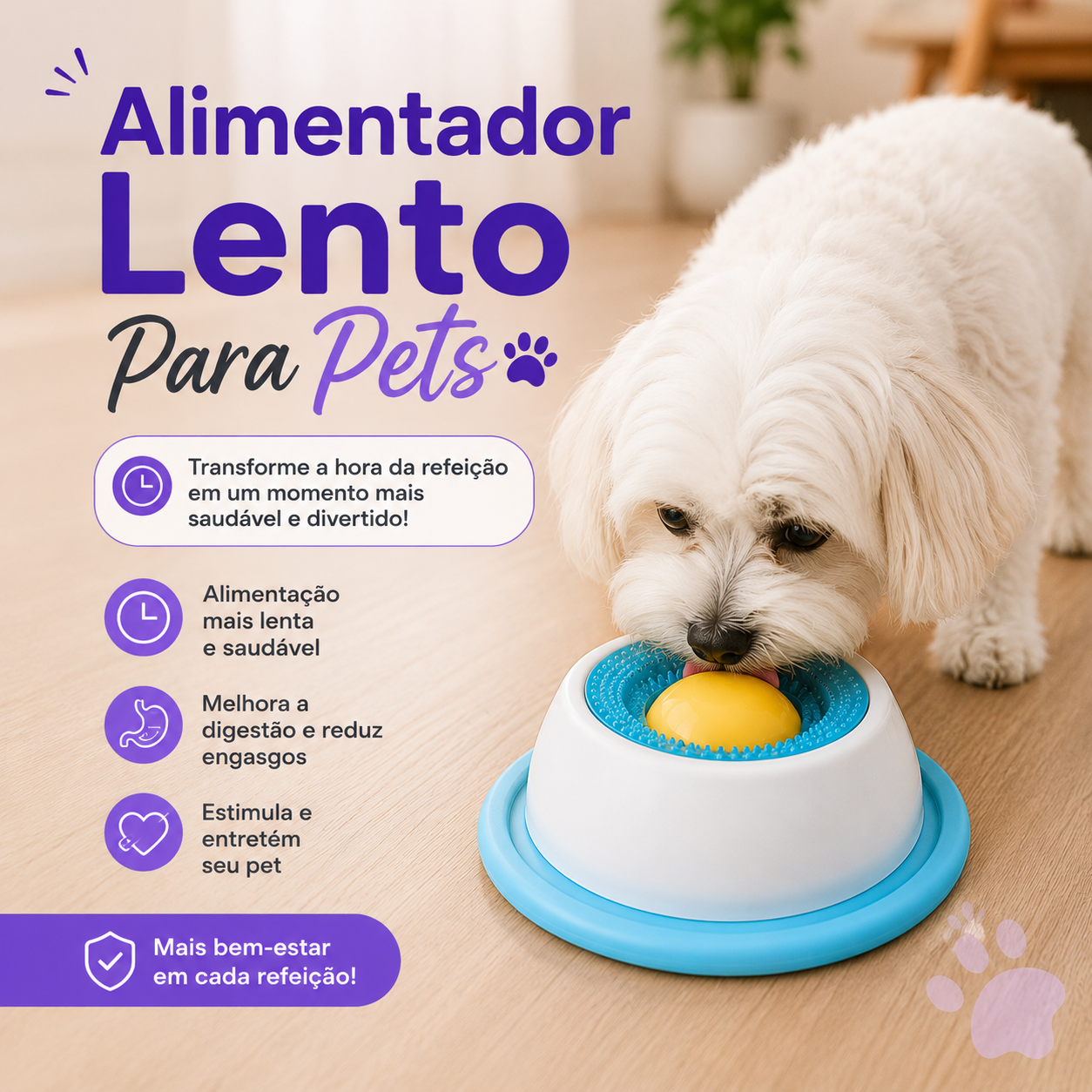 Alimentador Lento Para Pets