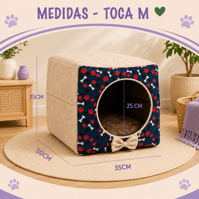 Toca pet confort luxo 3 em 1 para Cães e Gatos
