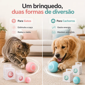 Bola Inteligente para Pets - Diversão Garantida