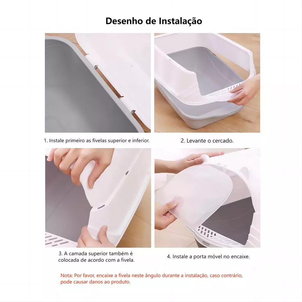 Caixa de Areia com Pá Higiênica