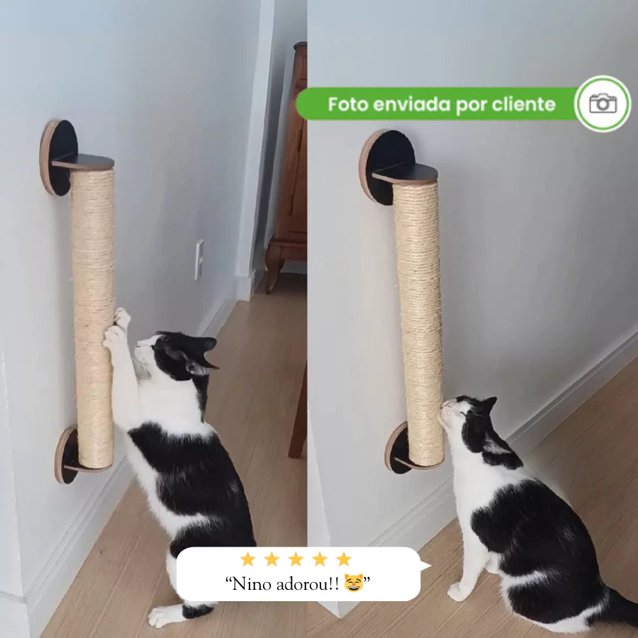 Arranhador de Parede em Sisal