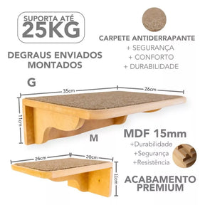 Playground de Parede para Gatos