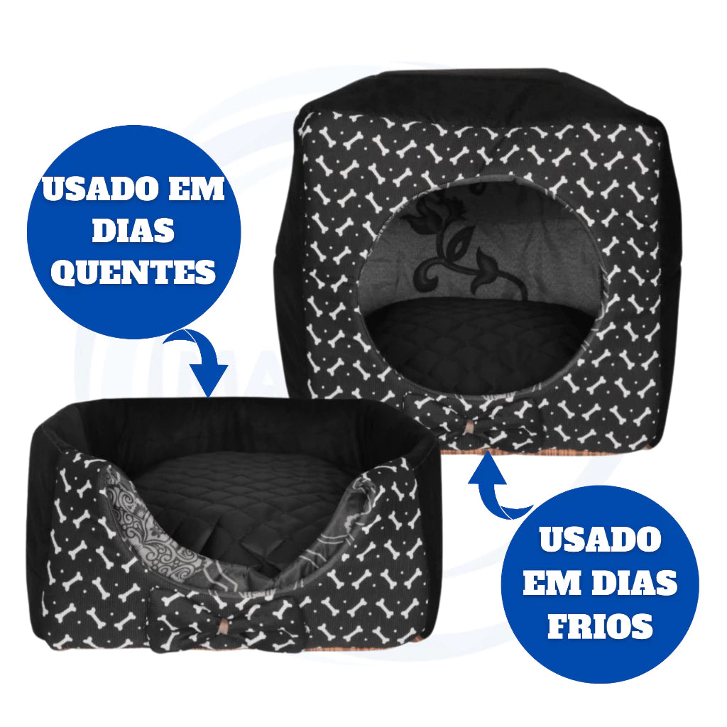 Cama Toca Iglu 3 em 1 Pet